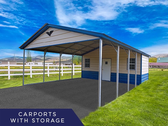 Metal RV Garage Carport